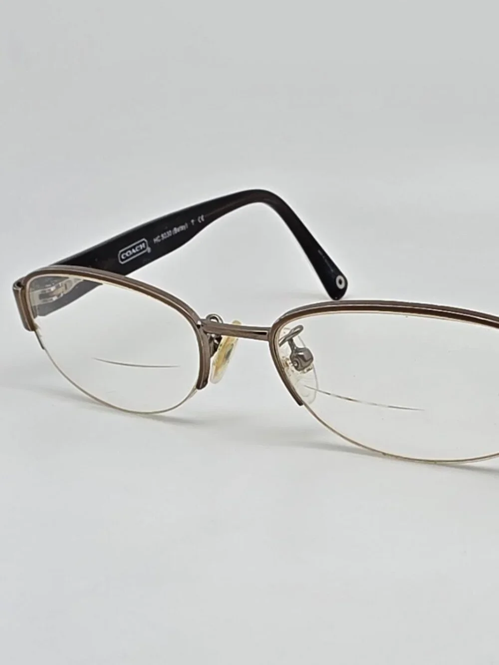 Coach HC5030 9002 Betsy Sand Semi Rimless Eyeglasses Frame w/ Case 50-17-135